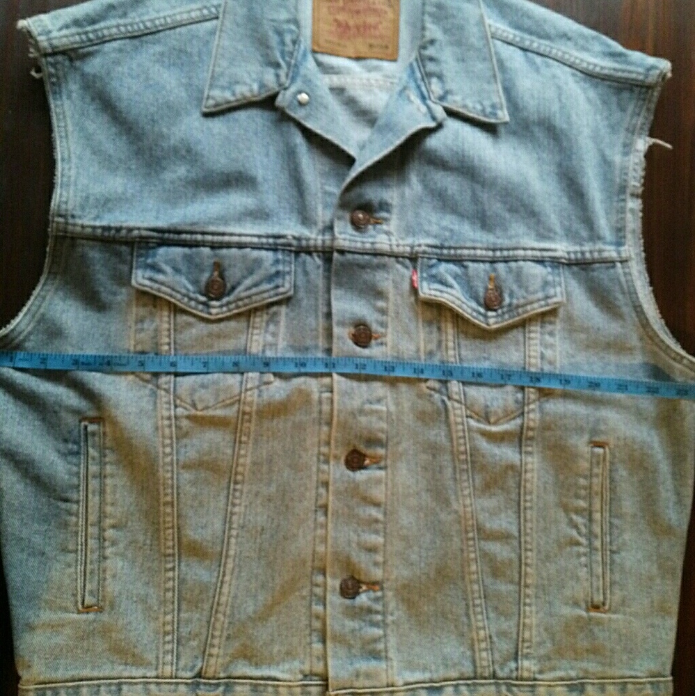 Levi's jacket denim vest